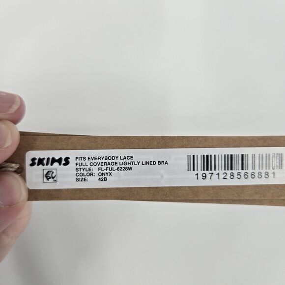 NWT Skims Full Coverage Lightly Lined Bra Onyx 42B - Picture 3 of 5